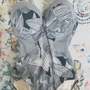 Merona strapless swimsuit